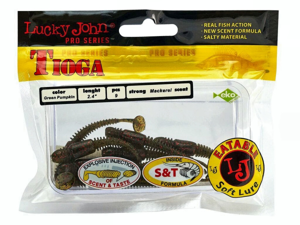 Виброхвосты съедоб. искусст. LJ Pro Series TIOGA 2.9in (07.40)/PA03 7шт.