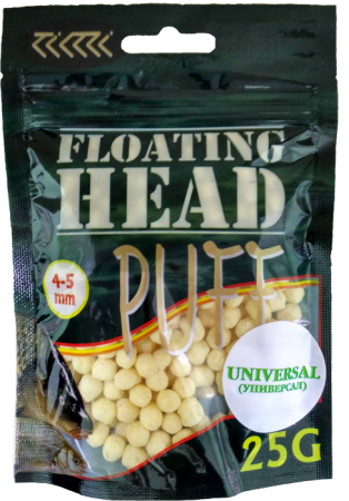 Плавающая насадка PUFF воздушное тесто 4-5 мм.УНИВЕРСАЛ белый