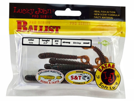 Твистер съедоб. исскуст. LJ Pro Series BALLIST 2.5in PA16