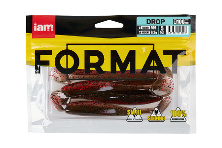 Силиконовая приманка FORMAT DROP 100mm (5шт.) цвет F09