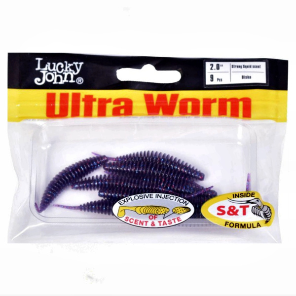 Слаги съедобные искусственные LJ Pro Series ULTRAWORM 2,0in (05.00)/S63 9шт.
