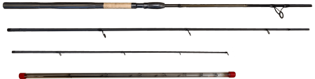 Удилище фидерное "DUNA" тест до 100GR,3,90м, 3+3 (2oz, 1,5oz ,1oz Carb.)Carb 30T+40T
