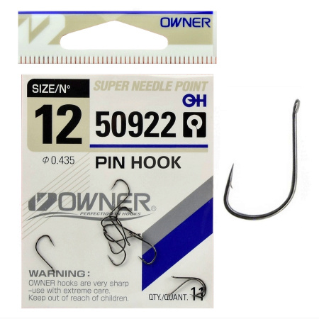 OWNER Крючок Pin Hook BC №12 11шт OWNER Крючок Pin Hook BC №12 11шт
