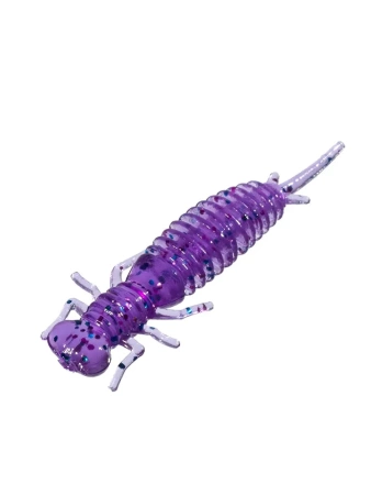 Приманка ZUB-KAZARA 50мм(2")-10шт, (цвет 610) фиолетовый с блестками