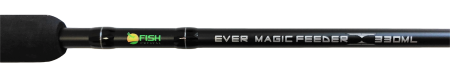 Удилище фидерное "EVER MAGIC FEEDER" FISH CRYSTAL , тест до 50 г, 3.30 м, 3+3 tips