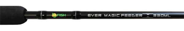 Удилище фидерное "EVER MAGIC FEEDER" FISH CRYSTAL , тест до 50 г, 3.30 м, 3+3 tips Удилище фидерное "EVER MAGIC FEEDER" FISH CRYSTAL , тест до 50 г, 3.30 м, 3+3 tips