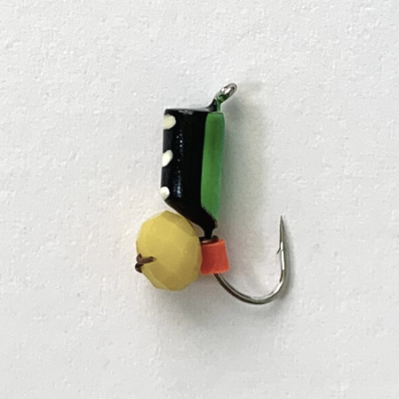 Столбик Сырный кубик 3,0 мм подвесной ЧЕРНО-ЗЕЛЕНЫЙ