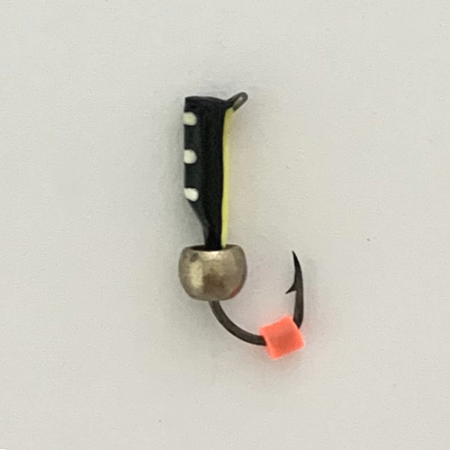 Столбик с латунным шариком 3,0 мм ЧЕРНО-ЖЕЛТЫЙ