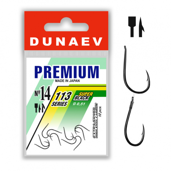 Крючок Dunaev Premium 113 # 9 (упак. 10 шт)