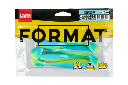 Силиконовая приманка FORMAT DROP 100mm (5шт.) цвет F12