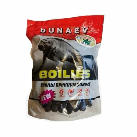 Бойлы DUNAEV Прикормочные Пылящие 1кг, 20мм Конопля