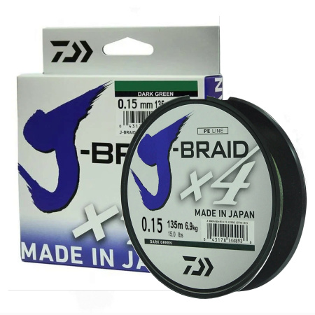 Шнур Daiwa J-Braid X4 0.15 mm