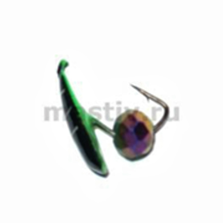 Полухрень 4 чёрный+зелёный, гр шарик, 0,7гр. (хамелеон)