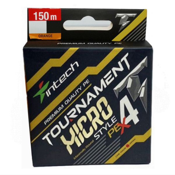 Шнур плетеный Intech Tournament Micro Style PE X4 150m (0.4 (8lb / 3.63kg))