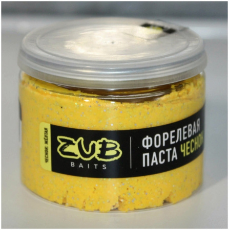 Паста ZUB 60мл Форель "Чеснок" Желтая
