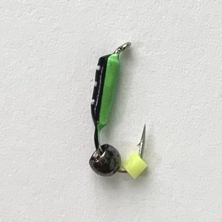 Столбик с черным шариком 1,5 мм ЧЕРНО-ЗЕЛЕНЫЙ
