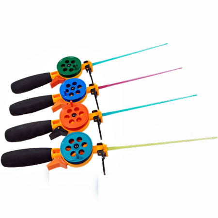 Удочка зимняя "WestMan" 65 ПП  ручка (длина 90мм) неопрен.  (хлыст поликарбонат.) 5шт/уп 