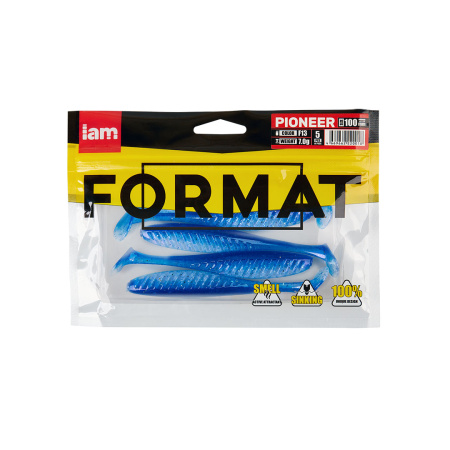 Силиконовая приманка FORMAT PIONEER 100mm (5шт.) цвет F13