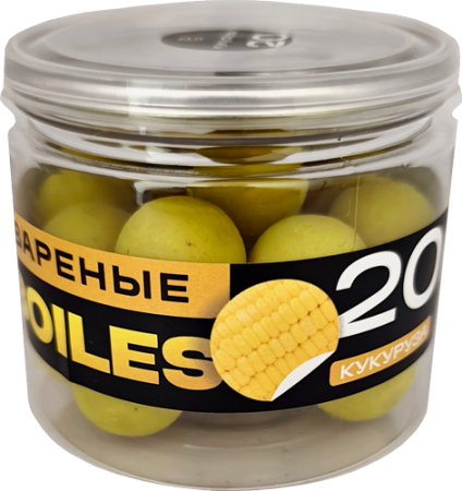 Бойлы CARPELLA Вареные 20мм Кукуруза (80г)