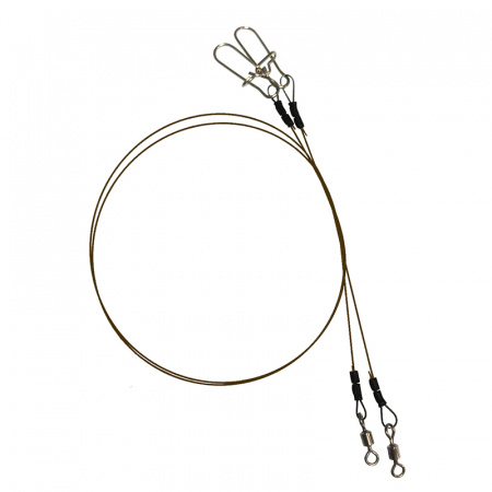 Поводки ZUB  Surflon 1 x 19 12кг/30см (упак. 2 шт)