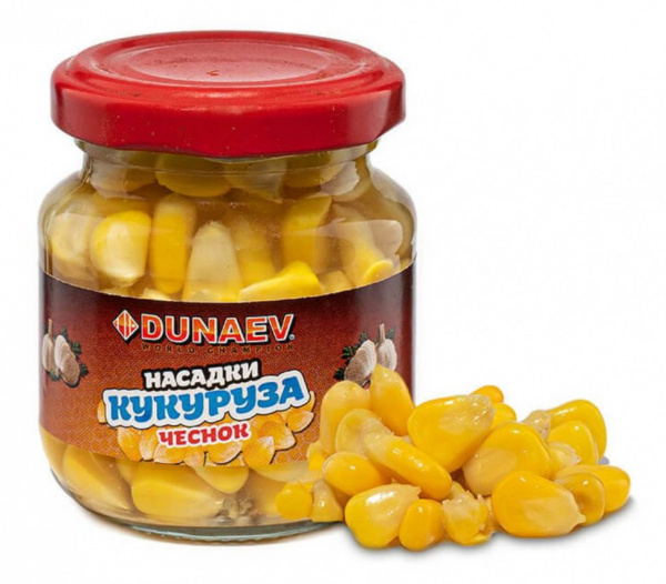 Насадка стеклобанка "Дунаев Кукуруза" 100мл Чеснок