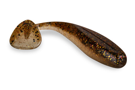 Съедобный силикон виброхвост AKKOI DROP 74 OR03