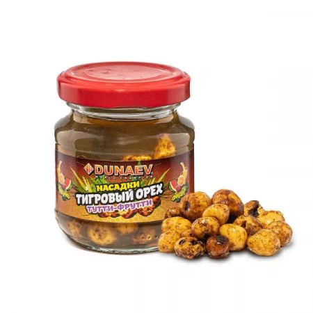 Насадка стеклобанка "Дунаев Тигровый орех цельный" 100мл Тутти-Фрутти