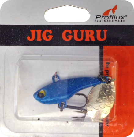 Джиг-блесна Тэйл-Спиннер (14 гр)  цв.336 (синий металлик)