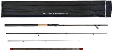 Удилище фидерное "DUNA" тест до 80GR,3,90м, 3+3 (2oz, 1,5oz ,1oz Carb.)Carb 30T+40T