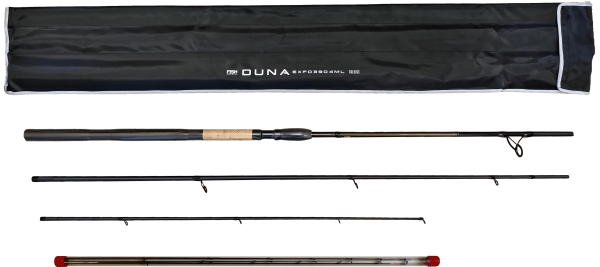 Удилище фидерное "DUNA" тест до 80GR,3,90м, 3+3 (2oz, 1,5oz ,1oz Carb.)Carb 30T+40T Удилище фидерное "DUNA" тест до 80GR,3,90м, 3+3 (2oz, 1,5oz ,1oz Carb.)Carb 30T+40T