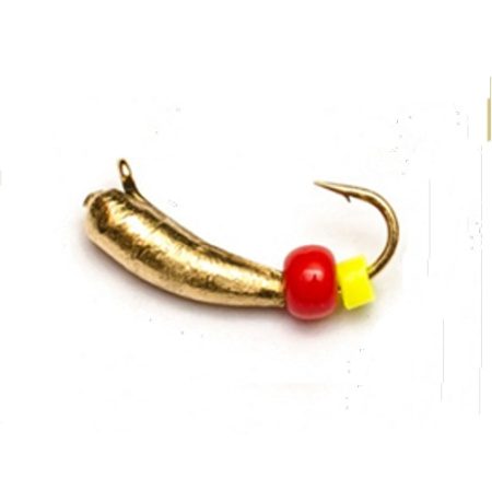 Банан 1,5 петля золото, бисер, 0,1гр.