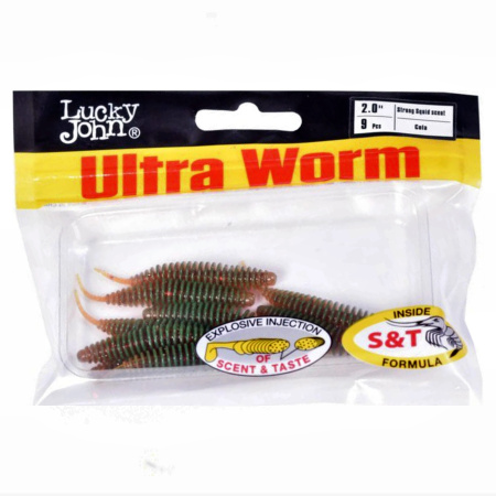 Слаги съедобные искусственные LJ Pro Series ULTRAWORM 2,0in (05.00)/PA16 9шт.