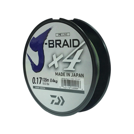 Шнур Daiwa J-Braid X4 0.17 mm