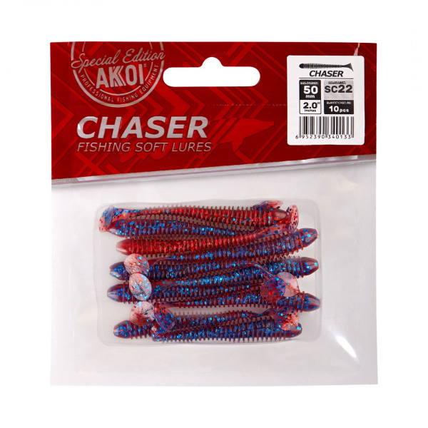 Силиконовая приманка AKKOI CHASER  88mm цвет SC22 Силиконовая приманка AKKOI CHASER  88mm цвет SC22