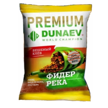 Прикормка "DUNAEV-PREMIUM" 1кг Фидер Река Красная