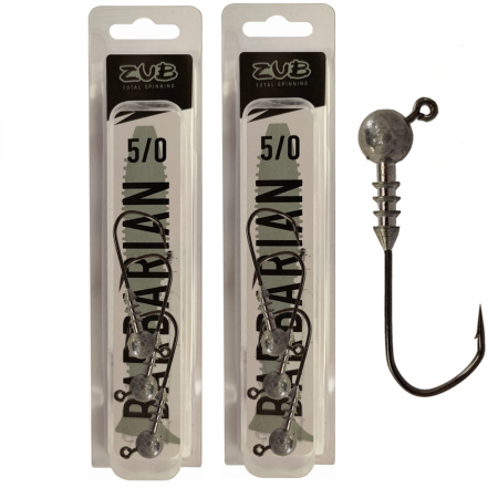 Джиг головка ZUB Barbarian (крючок 5\0) 10г.( упак. 3 шт)