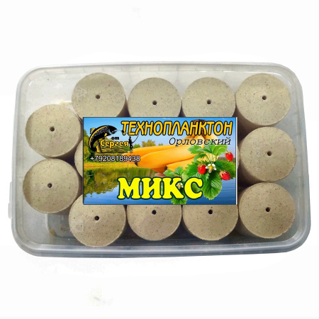 Технопланктон Микс (60г/шт; уп/14шт)
