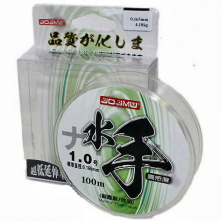 Леска монофильная Midzute 0.105mm 100MT 1,29Kg