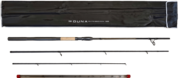 Удилище фидерное "DUNA" тест до 100GR,3,90м, 3+3 (2oz, 1,5oz ,1oz Carb.)Carb 30T+40T Удилище фидерное "DUNA" тест до 100GR,3,90м, 3+3 (2oz, 1,5oz ,1oz Carb.)Carb 30T+40T