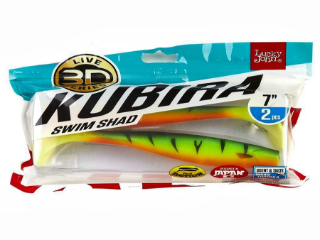 Виброхвосты LJ 3D Series KUBIRA SWIM SHAD 7,0in (17,50)/PG08 2шт.