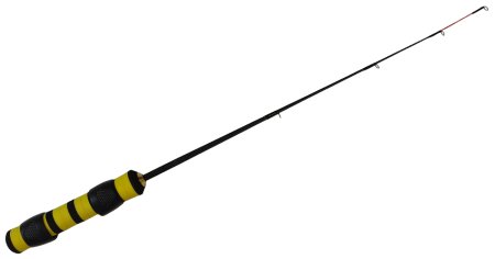 Удочка зимн Profilux (плоск.хлыст) 50 см (тест  1-12 гр) цв.чёрный, цв.руч.жёлтый