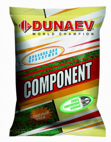 Прикормка "DUNAEV КОМПОНЕНТ" 0.4кг Сухарь панировочный зеленый Прикормка "DUNAEV КОМПОНЕНТ" 0.4кг Сухарь панировочный зеленый