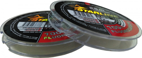 Флюорокарбон STARLINE 100% FLUOROCARBON  25m (transparent) d0.16