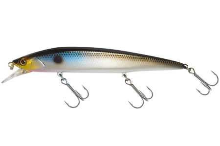 Воблер JACKALL Rerange 130SP цв. hl bora silver & black