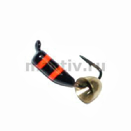 Безнасадка 2 пчёлка оранжевый, латунь конус, 0,4гр. (золото)