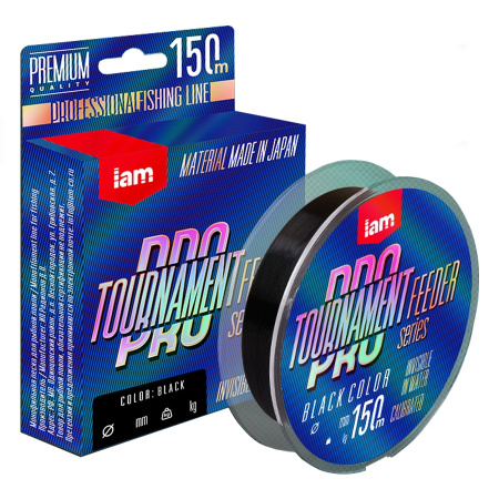 Монофильная леска TOURNAMENT PRO FEEDER 150m (black) d0.261