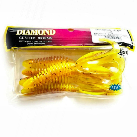 Силиконовая приманка DIAMOND Octopus 4.5" #01