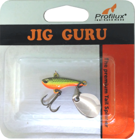 Джиг-блесна Тэйл-Спиннер ( 5 гр)  цв.306 (желтый-черноспинка)