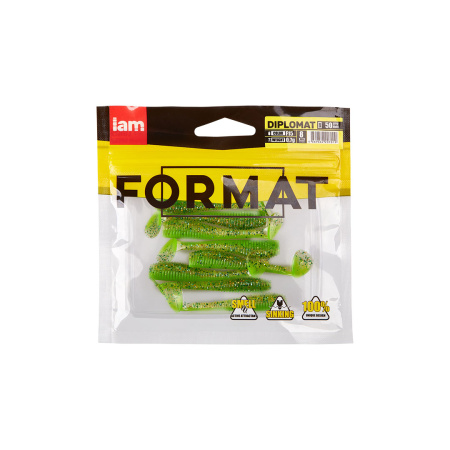 Силиконовая приманка FORMAT DIPLOMAT 50mm (8шт.) цвет F15