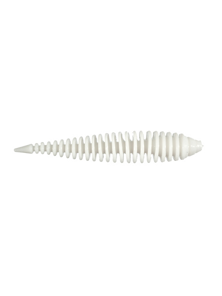 Приманка ZUB-MAGGOT SLIM 50мм(2")-10шт, (цвет 801) белый